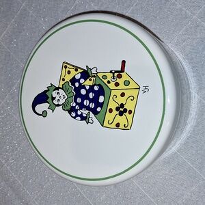 🃏 Pfaltzgraff Decorative Ceramic Box with Jack In The Box Jester Design